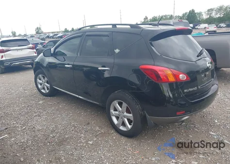 2009 Nissan Murano Sl z USA, uszkodzony, nr VIN JN8AZ18W49W117314